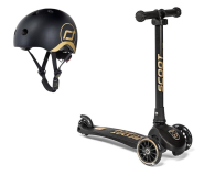 Scoot & Ride Highwaykick 3 LED Hulajnoga Balansowa + Kask XXS-S Gold - 1218387 - zdjęcie 1
